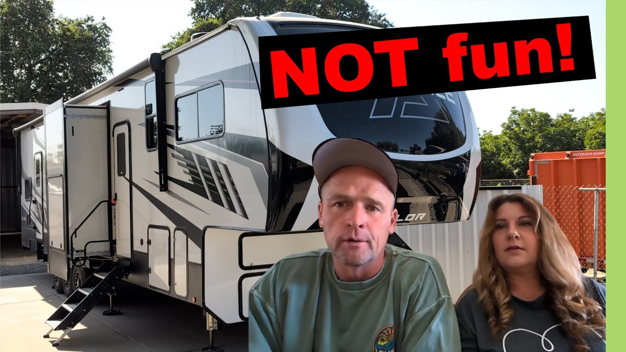 Our family CAN'T go camping - Alliance toyhauler | RV nightmare Updates