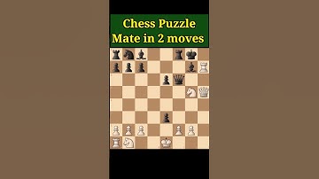 Chess Puzzle Mate in 2 | White to move | Can you solve it?? #chess #chesspuzzle