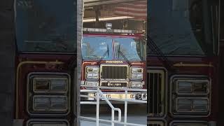 Pasadena Fire Department E32 Responding To A Smoke Investigation