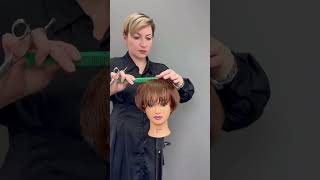 How to Create a Voluminous Pixie Cut #pixiecut #haireducation #tutorial