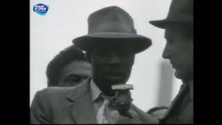 Lord Kitchener singing London is the Place for Me when he arrives in London 1948