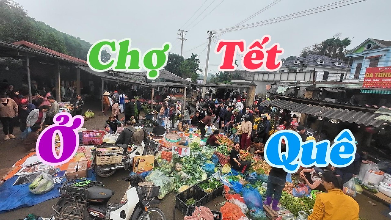 Đi chợ Tết ở quê/Nguyễn Ngân TV