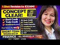 👉 Short-Term Sources of Finance | 1 Shot Revision 💯 | ISC CBSE ICSE | Concept Clear 🔥