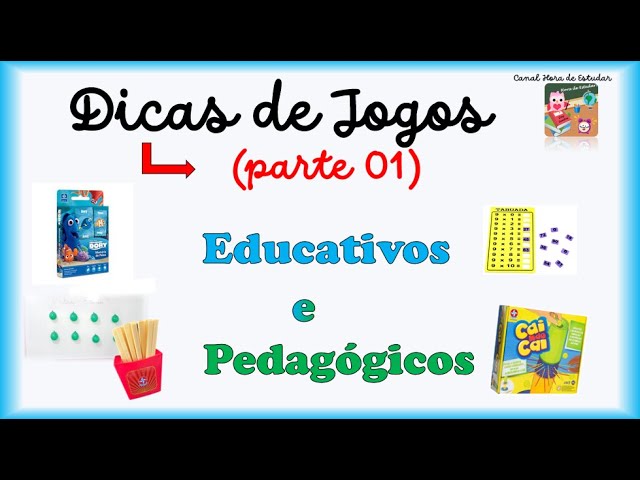 Jogos Educativos e Pedagógicos