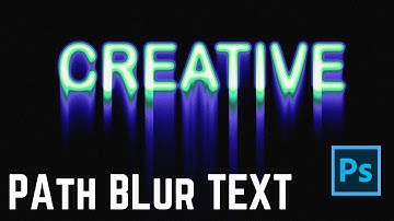 How to Create Dynamic Path Blur Text Effect in Photoshop