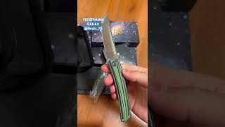 🫣Складной нож KMS из порошковой стали M390 #ножиназаказ #m390 #складнойнож #unboxing #knifeskills