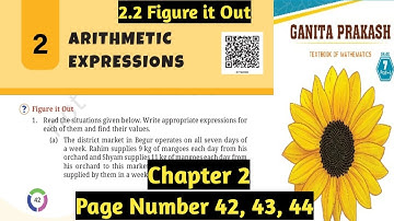 Class 7 Maths | Ganita Prakash | Figure it Out | Page 42, 43, 44 | Chapter 2 |Arithmetic Expressions