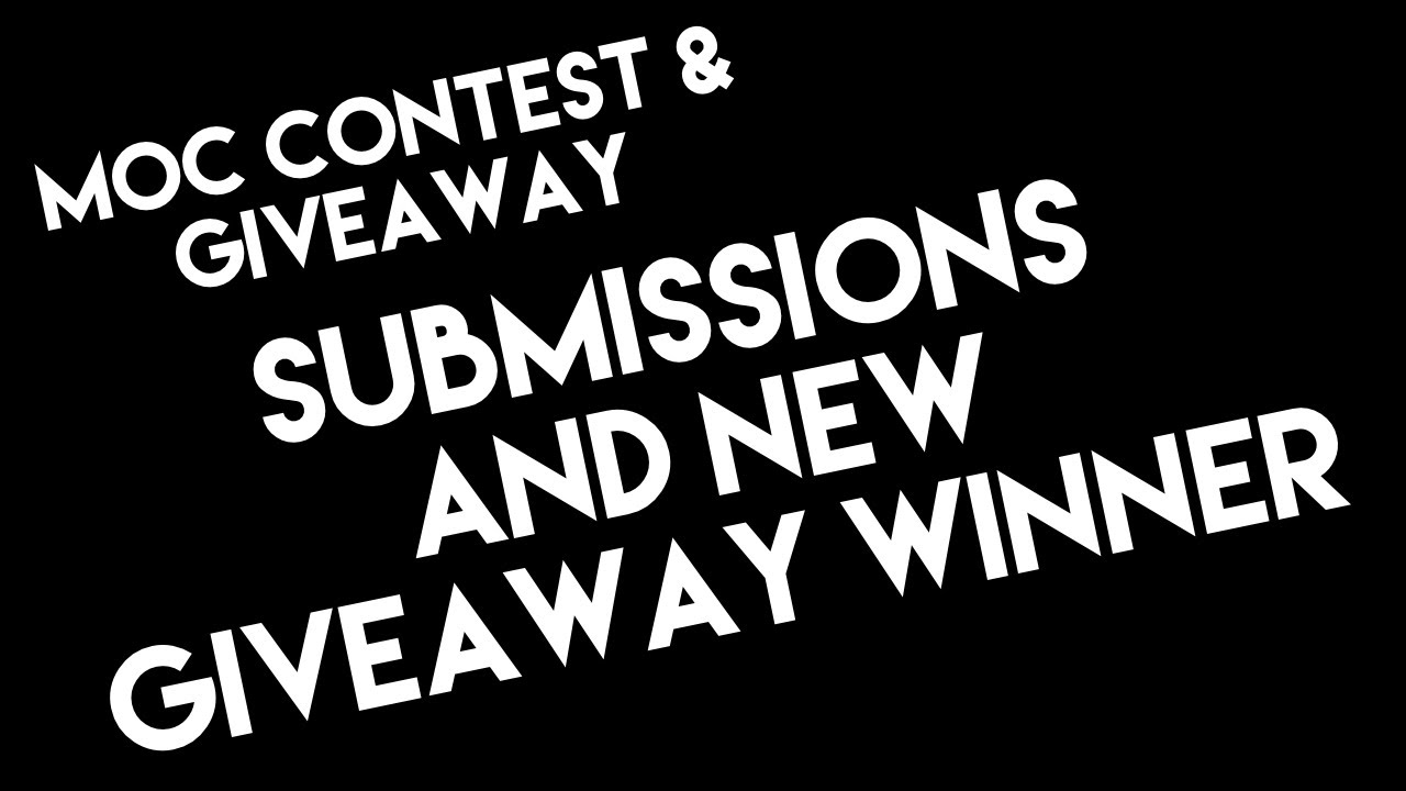 Lego MOC Contest Submissions + NEW GIVEAWAY WINNER