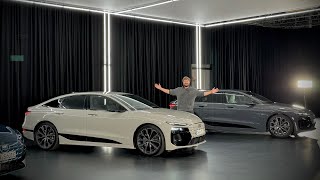 Full Tour Of The Audi A6 E-Tron! Huge Range, Fast Charging, Dynamic Lighting, Interior Space, & More