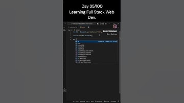 Day 35/100 of Learning Full Stack Web Dev 🧑‍💻 #100daysofcoding #coding #vscode #javascript #code