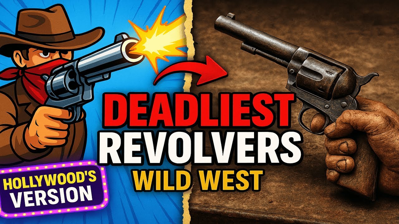 Top 15 DEADLIEST Revolvers Used In The Wild West