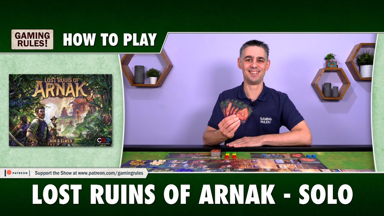 Lost Ruins of Arnak - How to Play the Solo game