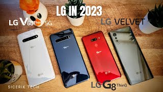 LG Devices in 2023. LG V60, LG Velvet, and LG G8 ThinQ