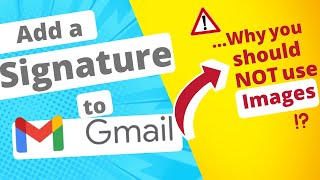 How to add a professional Signature in Gmail... DO NOT add Images by Teacher & Student 2,218 views 2 years ago 5 minutes, 53 seconds