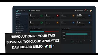 "Revolutionize Your Taxi Business: Taxicloud Analytics Dashboard Demo! 🚀📊" screenshot 5