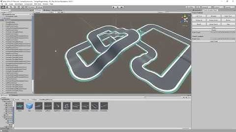 Finished Race Track Creation Tool for Unity