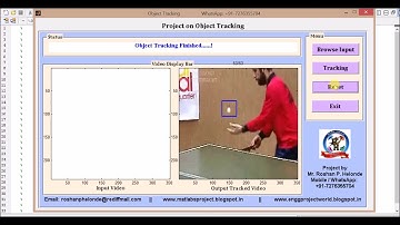 Matlab Code for Object Detection and Tracking using Image Processing