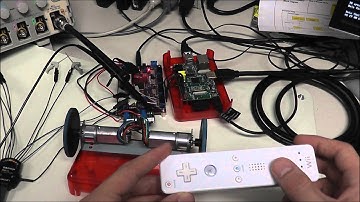 Raspberry Pi robot + Wii controller, Characterized on a MDO4104-6