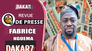 Revue de Presse (Français) de Zik Fm du Vendredi 20 Octobre 2023 avec Fabrice Nguema