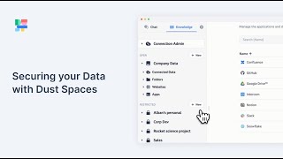 Securing your Data with Dust Spaces