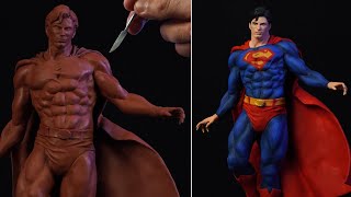 Sculpting SUPERMAN | Clark Kent Comics Version (Timelapse)