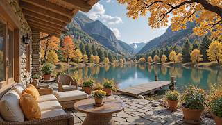 Soft Autumn Piano Music with Birdsong 🍂 Soothing Nature Ambience for Relaxation screenshot 4