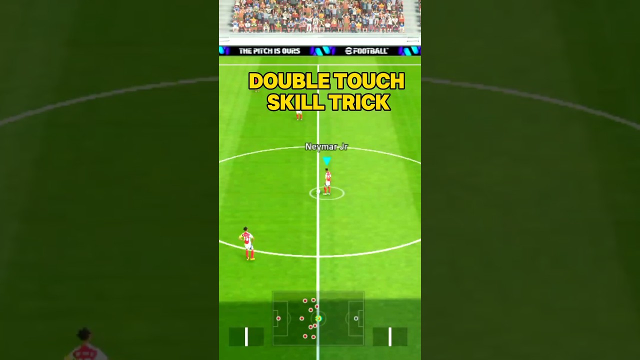 Efootball double touch trick| Simple tutorial | 
