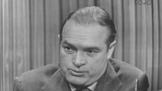 What's My Line?  Clarence 'Donald Duck' Nash; Bob Hope (Dec 12, 1954) [W/ COMMERCIALS]