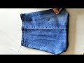 Final project mki membuat tas dengan celana jeans yg tidak terpakai lagi