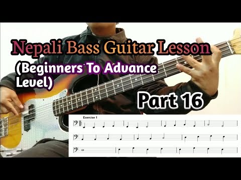 nepali-bass-guitar-lesson-beginners-to-advance-part-16-|-all-fourth-string-exercises-|-joel-magar