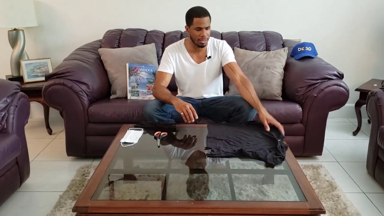 How to Make a Mask (No sewing required) - Now You've Got a Mask (Coronavirus Simple Mask) - Khalil B