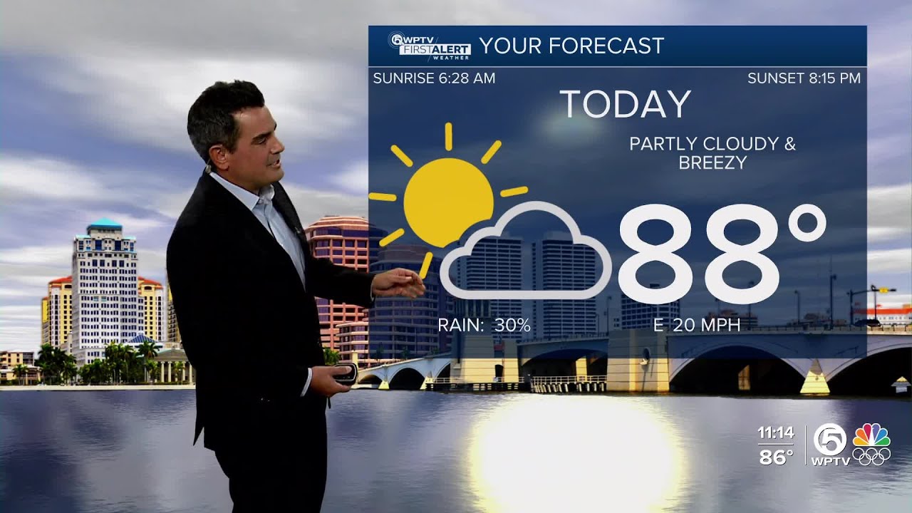 WPTV First Alert Weather Forecast for Afternoon of June 20, 2024 - YouTube