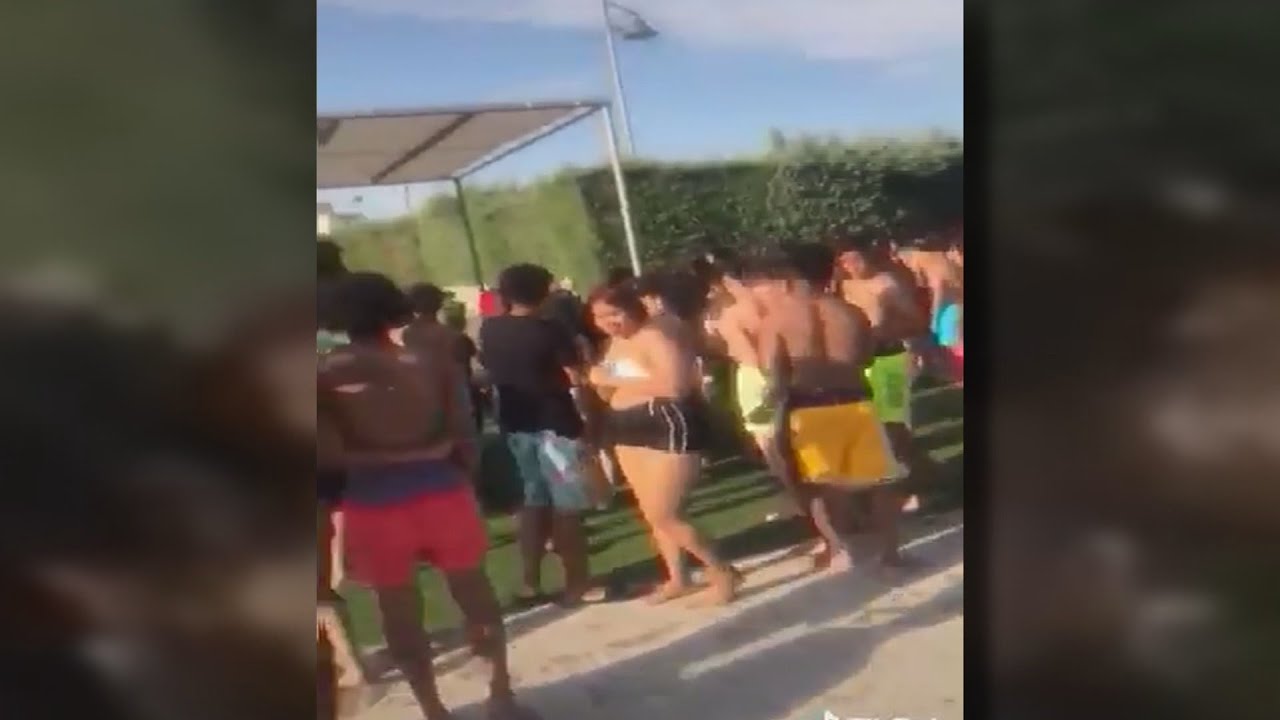 Batalla campal en una piscina municipal de Moratalaz: menores detenidos y policías heridos