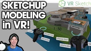 SketchUp Modeling IN VIRTUAL REALITY with VRSketch! screenshot 2