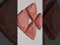 Have You Ever Seen A Red & White Marbled Cake Slices? #asmr #oddlysatisfying #gymchalk #viralshorts