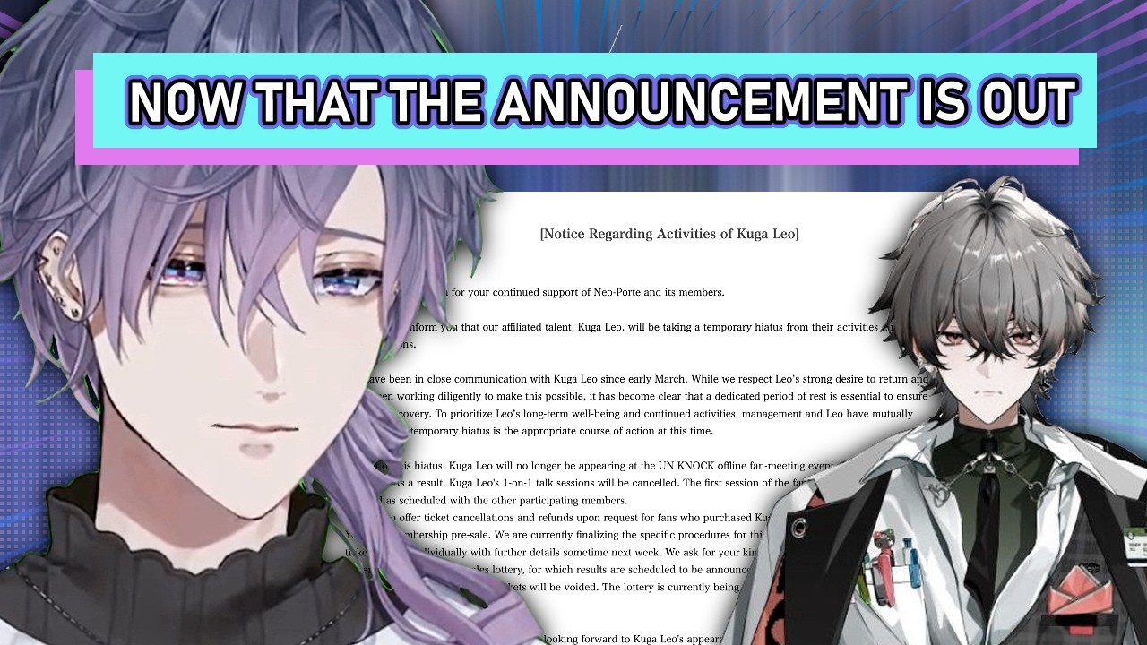 Uki gives a brief update about Leo's condition