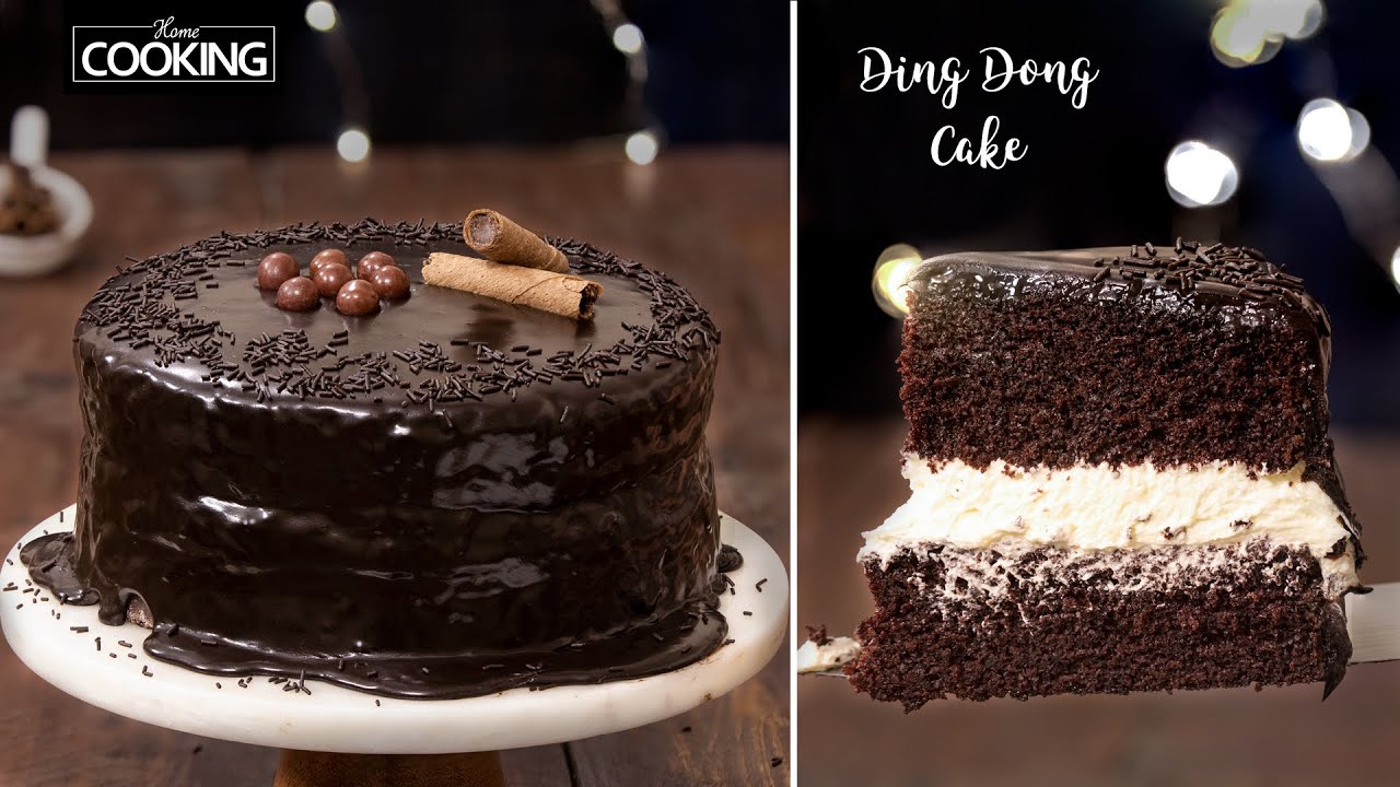 Ding Dong Cake | Easy Cake Recipe | Chocolate Cake | Layer Cake | Dessert  Recipe | Chocolate Recipes - YouTube