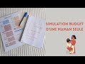 Simulation budget dune maman seule