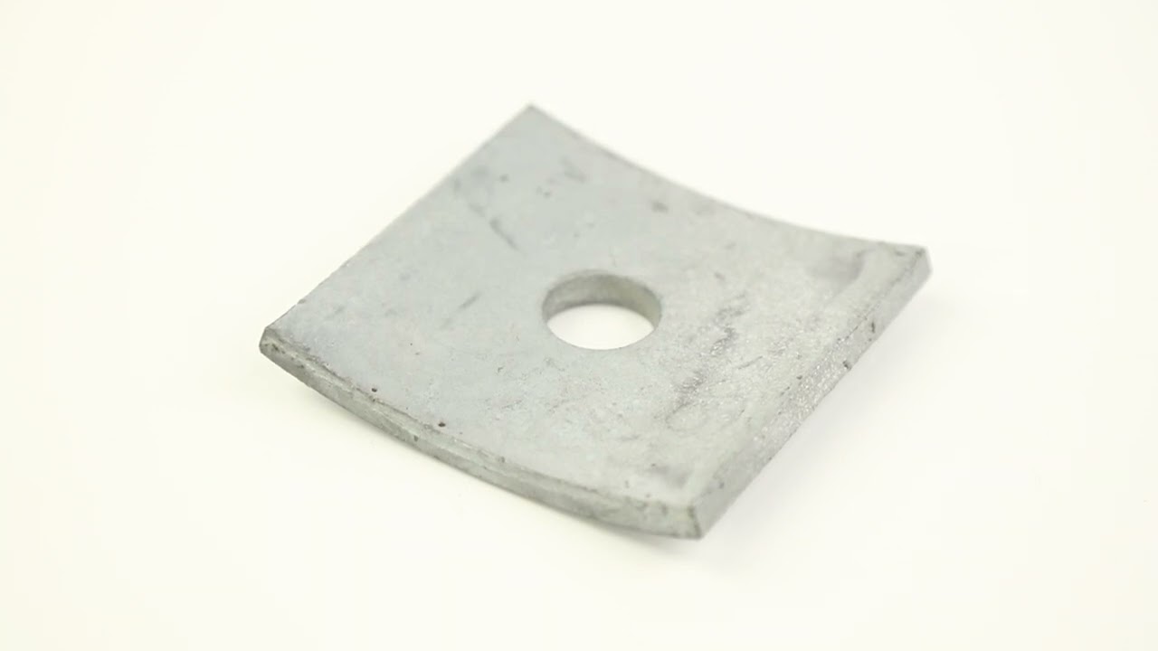 Galvanized SQUARE CURVED Washer