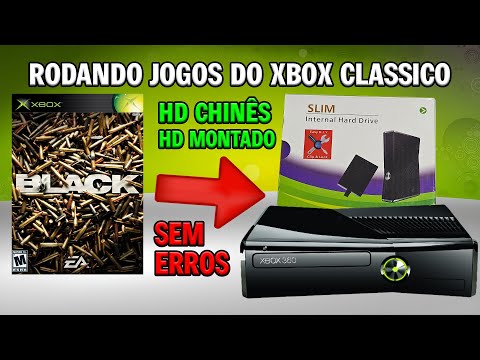 COMO RODAR TODOS JOGOS DO XBOX ORIGINAL TIPO "BLACK" NO XBOX 360 SEM TER UM HD ORIGINAL TUTORIAL!