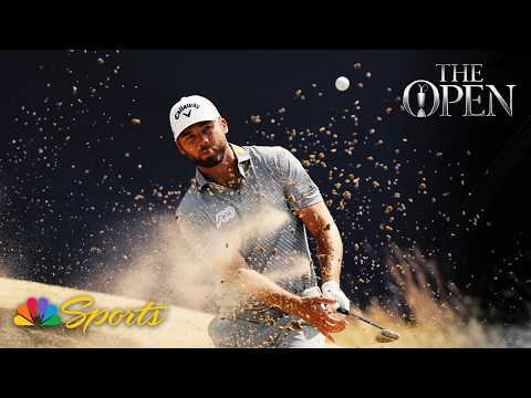 Sam Burns cap Round 2 of The Open with a 62 after long birdie putt | NBC Sports