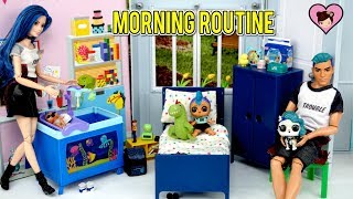 LOL Punk Boi Family Morning Routine - Custom LOL Surprise Barbie Dolls