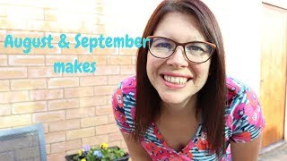 SEWING MAKES /AUGUST AND SEPTEMBER