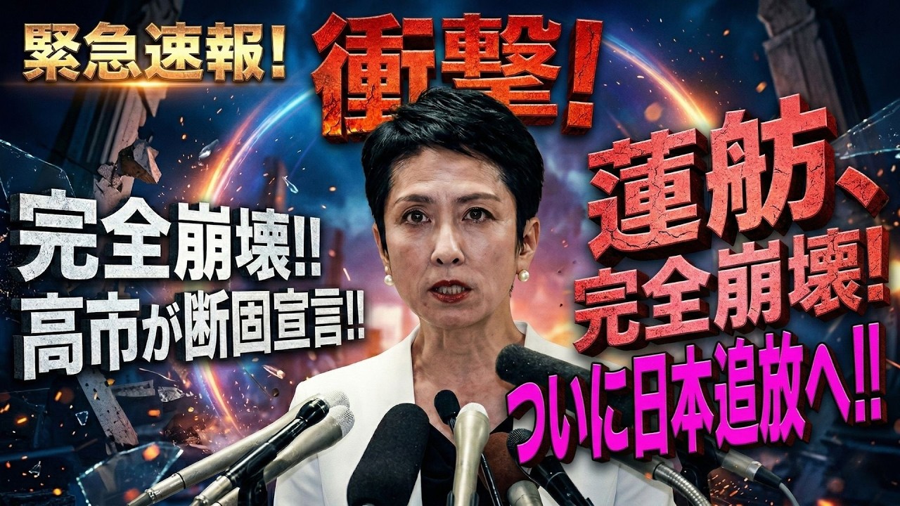 高市早苗が断言！蓮舫、完全崩壊で反論不能――衝撃の逆転劇