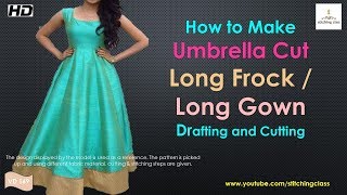 umbrella long frock