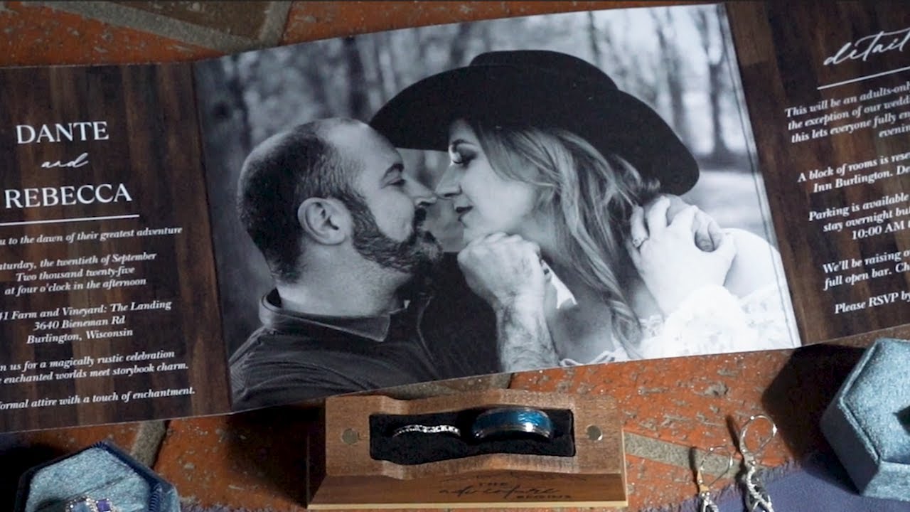 Enchanting Wedding at The Landing in Burlington, WI | Rebecca & Dante | Northern Roots Photography✨📚