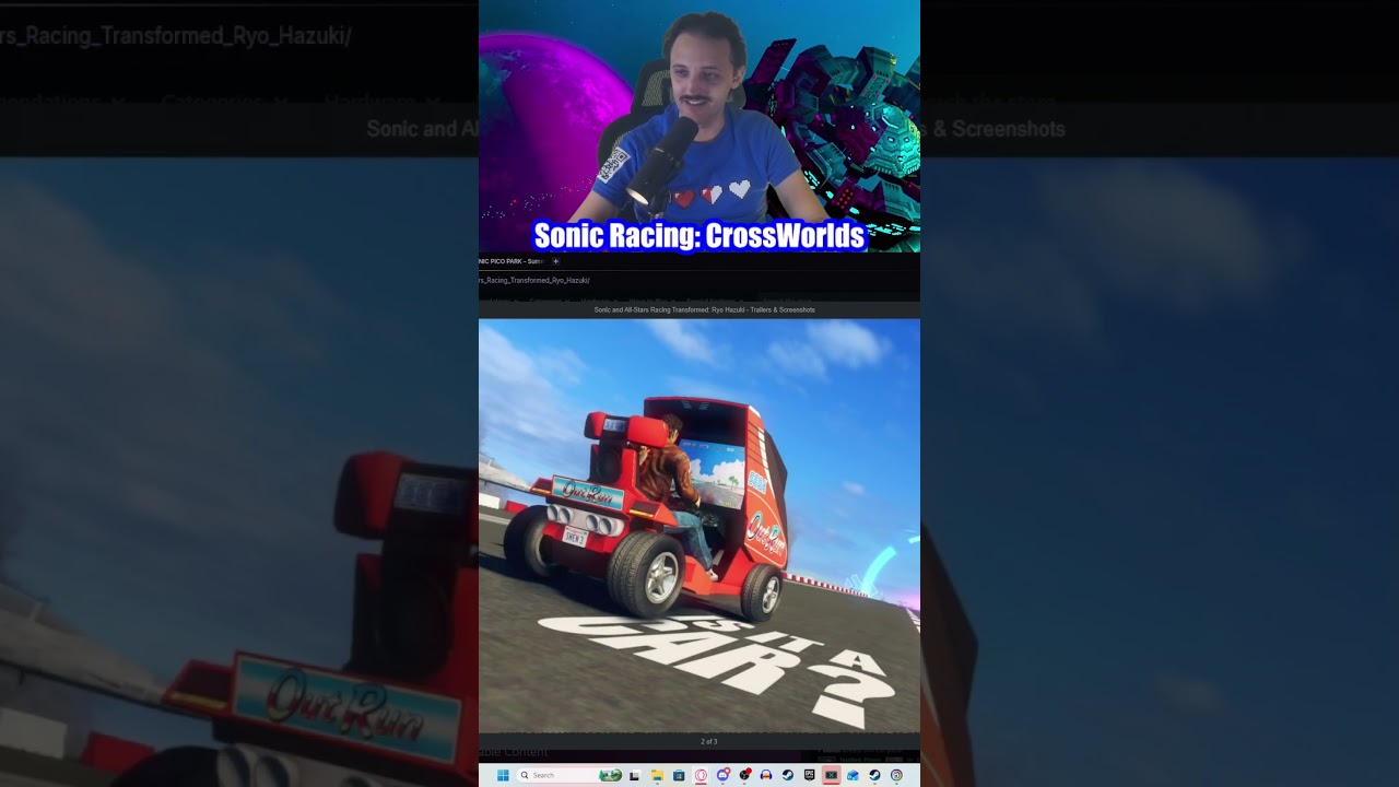 Aaron theorizes Collaborations for Sonic Racing CrossWorlds next! @RaceCrossWorlds #ad