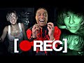 Rec 2007  movie reaction  my first time watching  this is a wild ride  100 scary