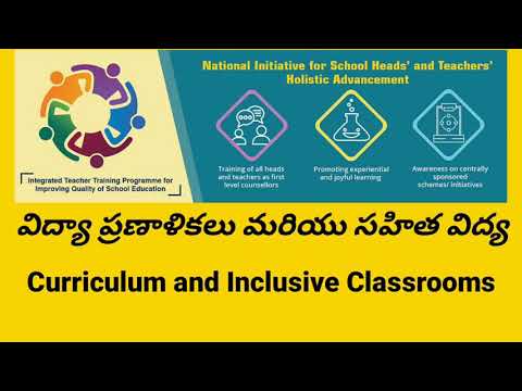 *మోడ్యుల్ 1: విద్య ప్రణాళిక మరియు సహిత విద్య    *CURRICULUM AND INCLUSIVE CLASSROOMS