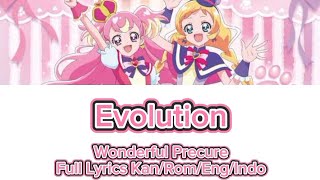 Download lagu Wonderful Precure, Evolution opening Full Lyrics Kan/Rom/Eng/Indo